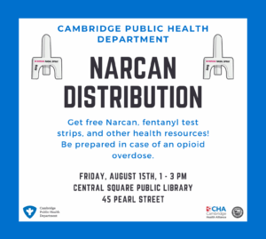 Narcan Event Illustration with illustrations of Narcan